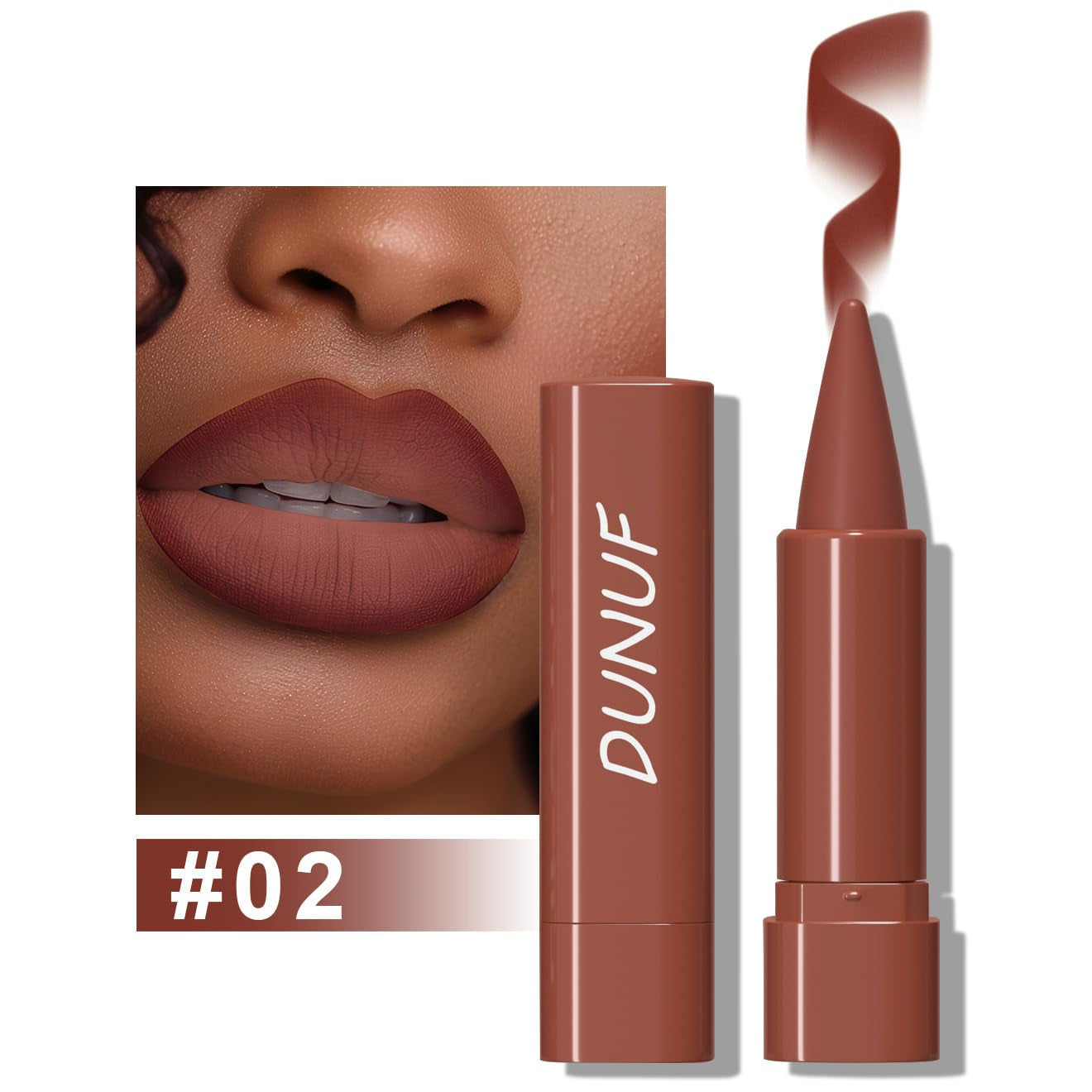 Matte Lip Liner Set - 5 Colors High Pigmented Creamy Lipliners - Long-Lasting Waterproof Lip Liner and Lipstick Set