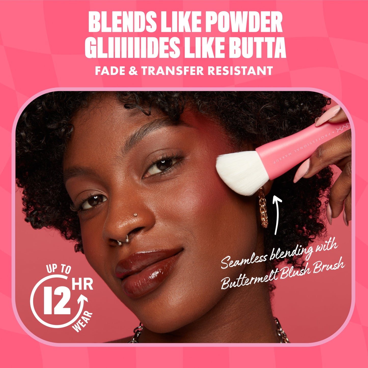Experience the Radiance with NYX Buttermelt Powder Blush in U Know Butta - Buildable Color & Nourishing Formula