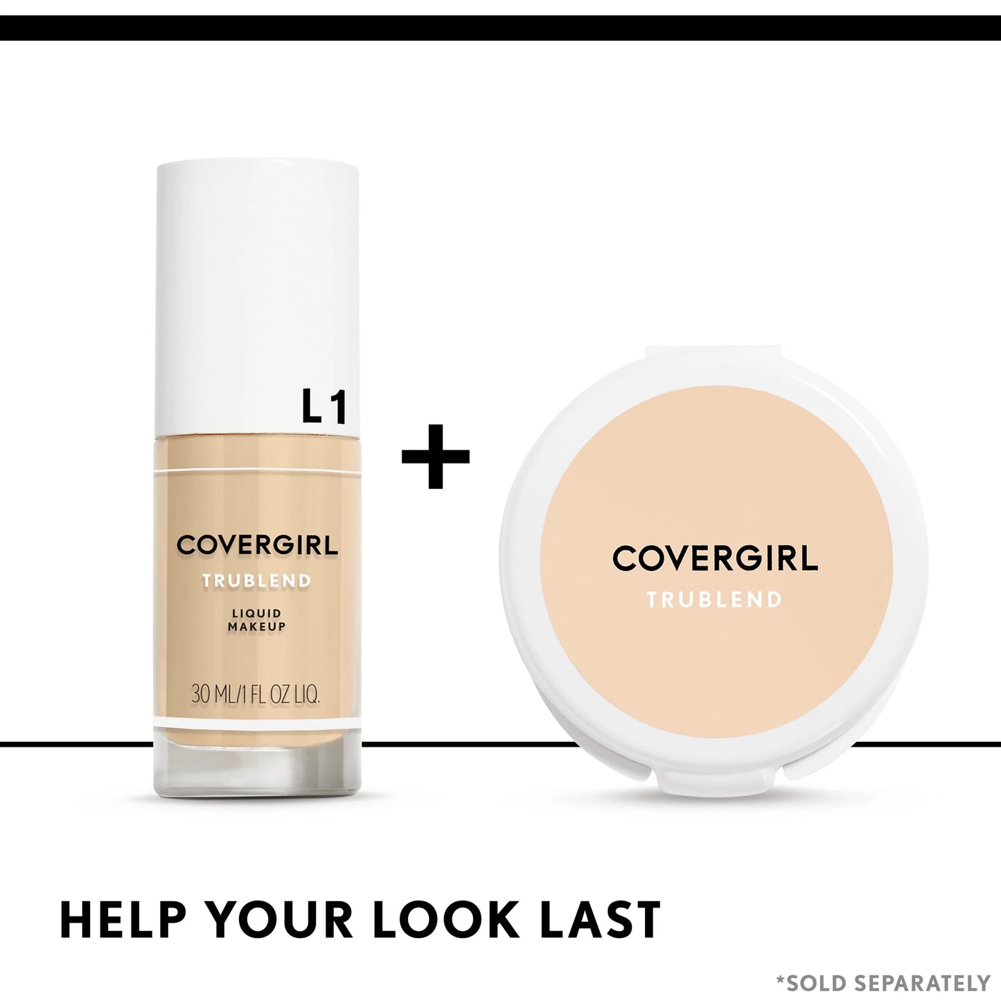 Trublend Oil-Free Liquid Foundation, D-2 Sun Beige, 1 Oz, Hydrating Foundation, Moisturizing Foundation, Cruelty-Free Foundation, Blends Seamlessly, Won'T Clog Pores