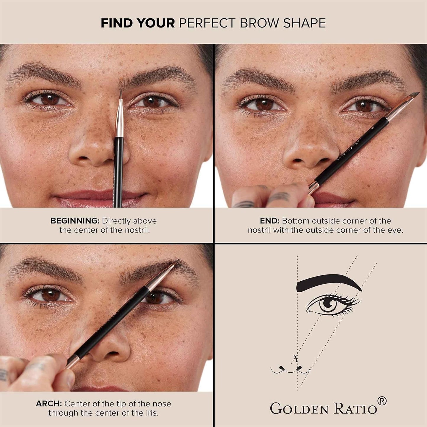 Anastasia Beverly Hills Brow Powder Duo - High-Pigment Compact Brow Powder with Mirrored Travel Case, Blendable Formula for Filling & Shaping Brows