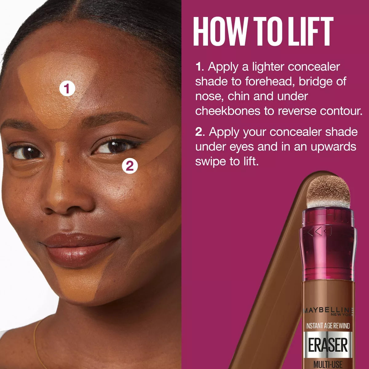 Maybelline Instant Age Rewind Multi-Use Dark Circles Concealer Medium to Full Coverage - 0.2 Fl Oz