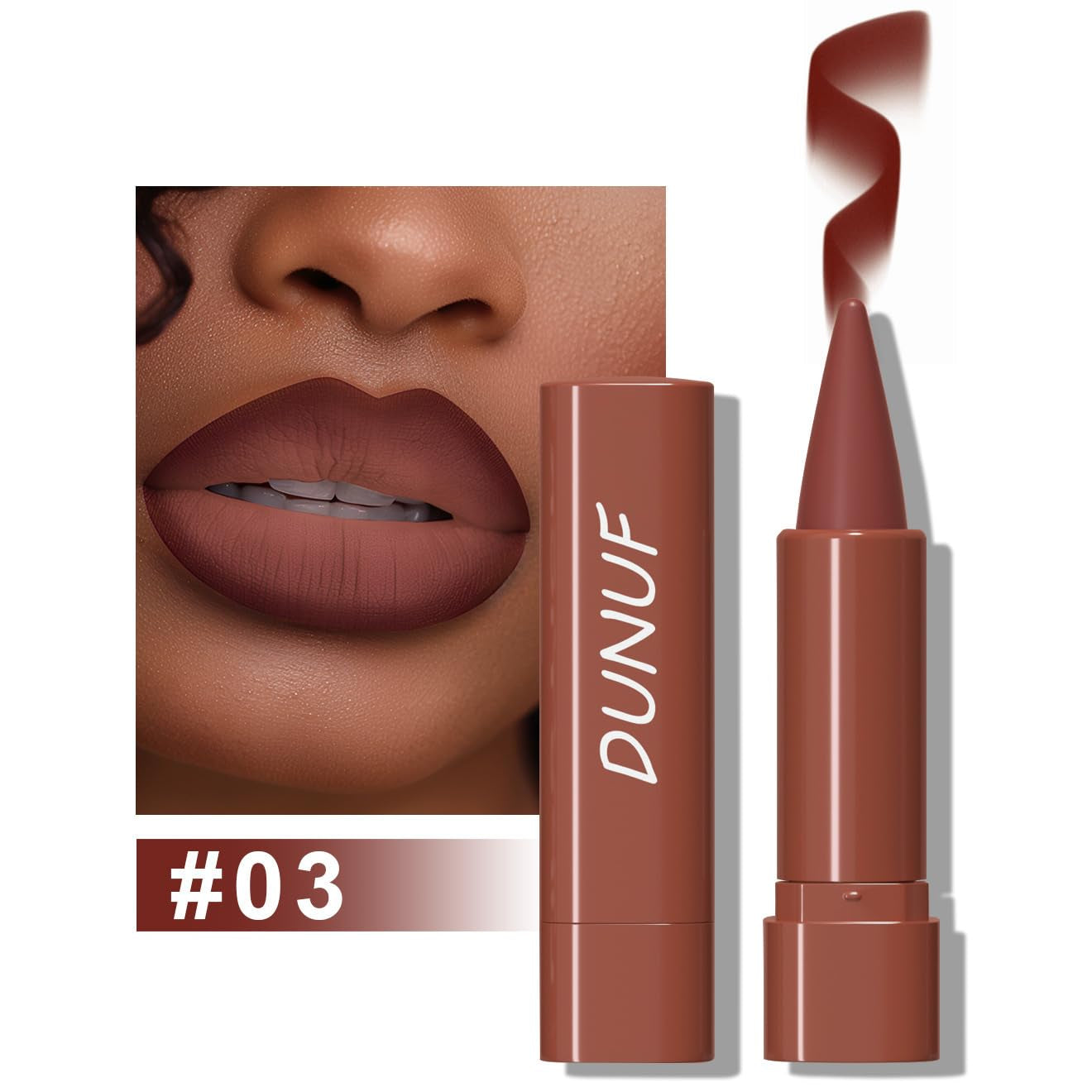 Matte Lip Liner Set - 5 Colors High Pigmented Creamy Lipliners - Long-Lasting Waterproof Lip Liner and Lipstick Set