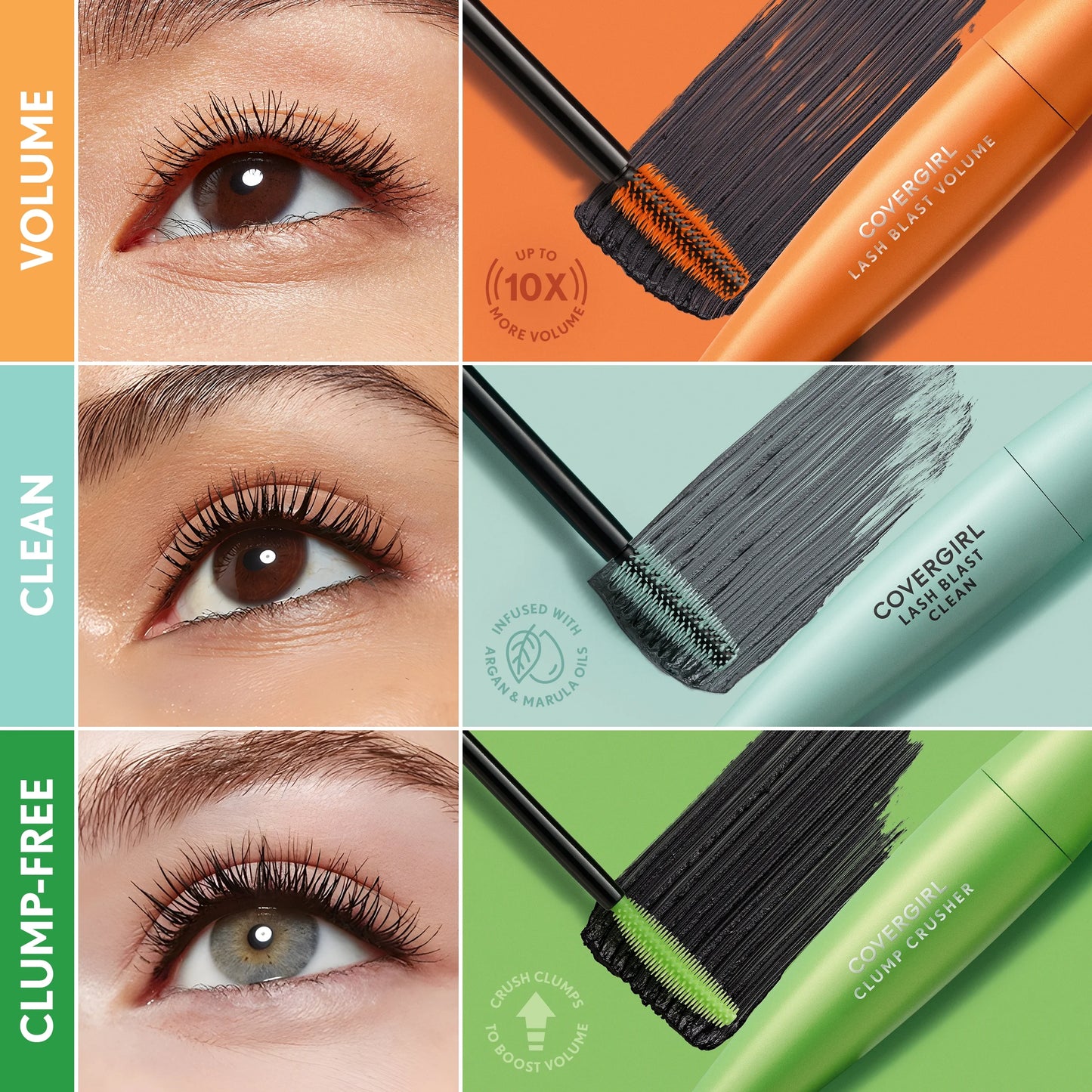 Last Blast Clean Volume Mascara, Very Black, Defining Mascara, 1 Count, Waterproof Mascara