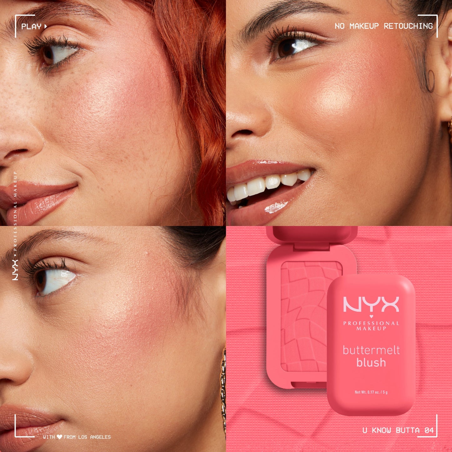 Experience the Radiance with NYX Buttermelt Powder Blush in U Know Butta - Buildable Color & Nourishing Formula
