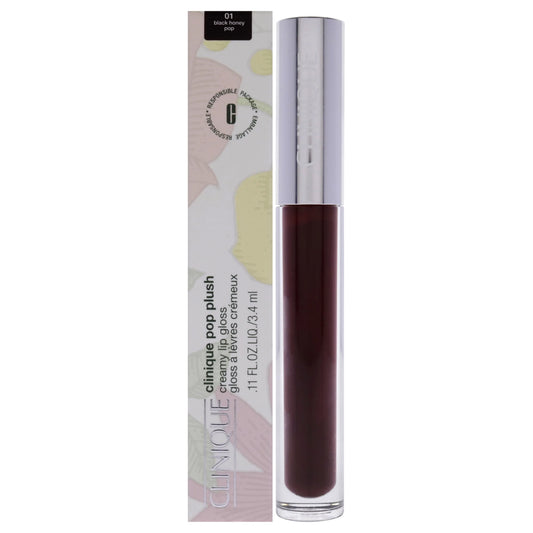 Pop Plush Creamy Lip Gloss in Black Honey, 0.11 oz