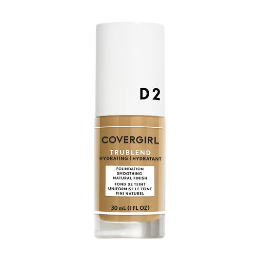 Trublend Oil-Free Liquid Foundation, D-2 Sun Beige, 1 Oz, Hydrating Foundation, Moisturizing Foundation, Cruelty-Free Foundation, Blends Seamlessly, Won'T Clog Pores
