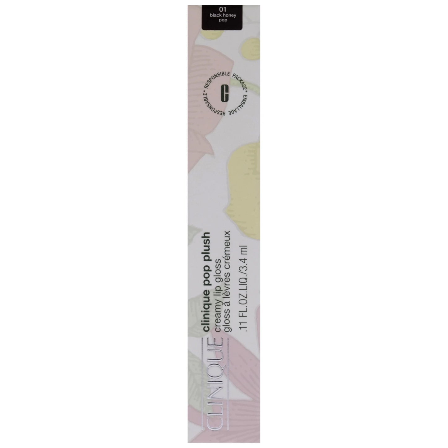 Pop Plush Creamy Lip Gloss in Black Honey, 0.11 oz