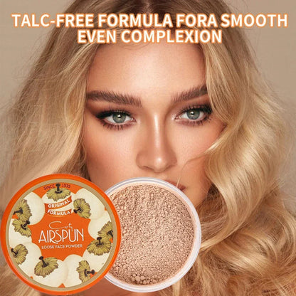 Transform Your Look with Our Waterproof Mineral Face Powder - Ultimate Oil Control & High Coverage Setting Powder for Flawless Makeup Finish!