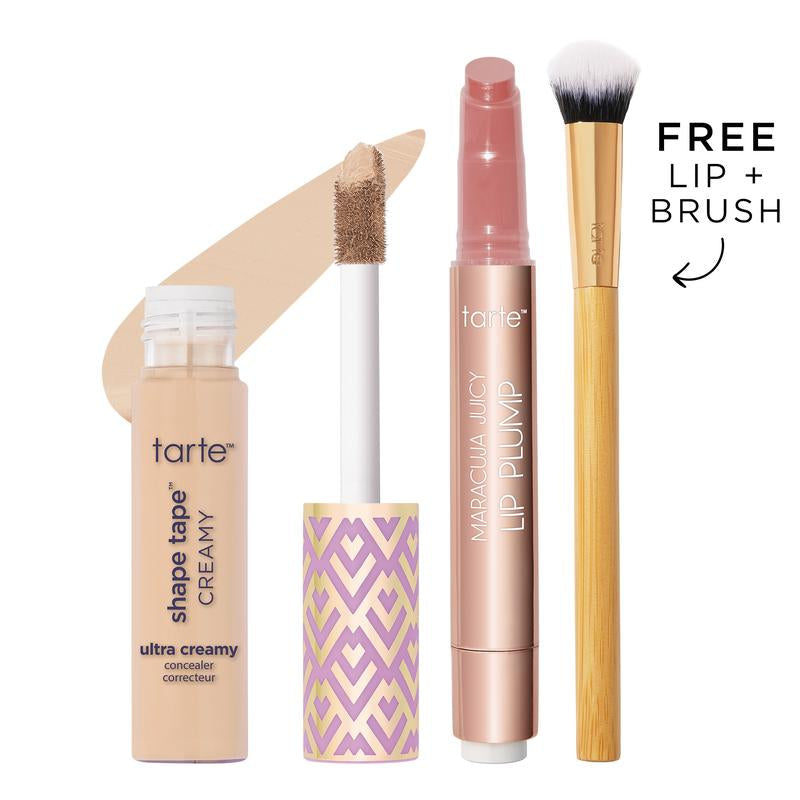 Illuminate Your Beauty: Tarte's Award-Winning Shape Tape™ Ultra Creamy Concealer & Maracuja Juicy Lip Gloss Set