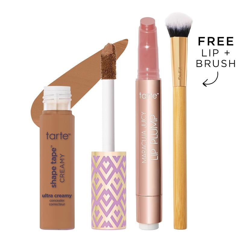 Illuminate Your Beauty: Tarte's Award-Winning Shape Tape™ Ultra Creamy Concealer & Maracuja Juicy Lip Gloss Set