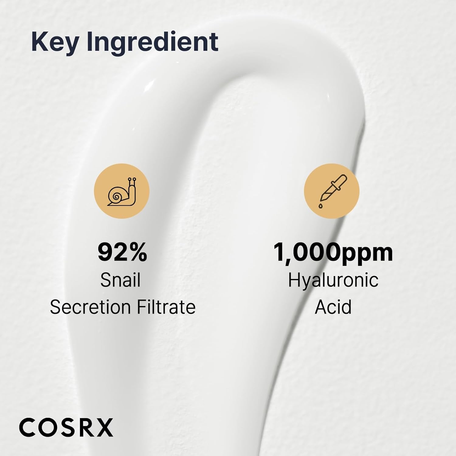 Snail Mucin 92% Moisturizer, Daily Repair Face Gel Cream Tube Type for Dry, Sensitive Skin, Not Tested on Animals, No Parabens, No Sulfates, No Phthalates, Korean Skin Care (3.52 Fl Oz / 100G)
