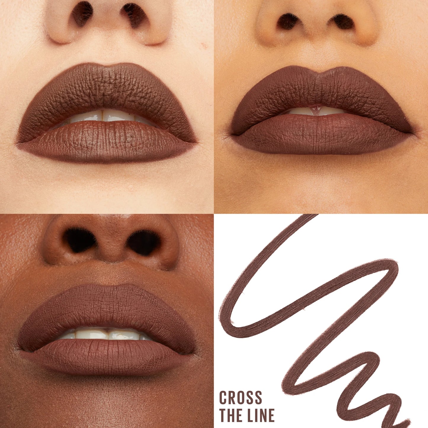 (2 Pack)  Lifter Liner Lip Liner Makeup with Hyaluronic Acid, Cross the Line, 0.04 Oz