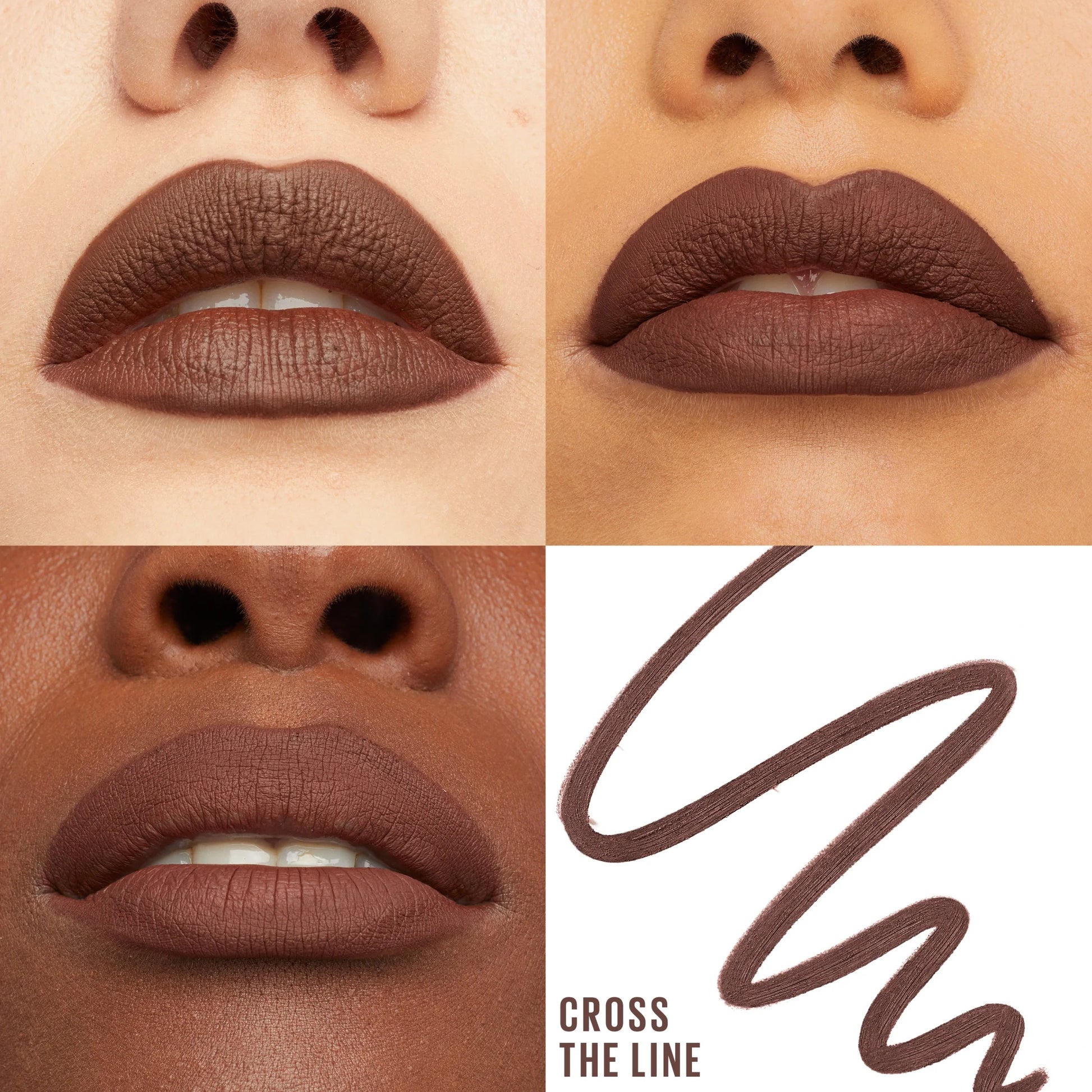 (2 Pack)  Lifter Liner Lip Liner Makeup with Hyaluronic Acid, Cross the Line, 0.04 Oz