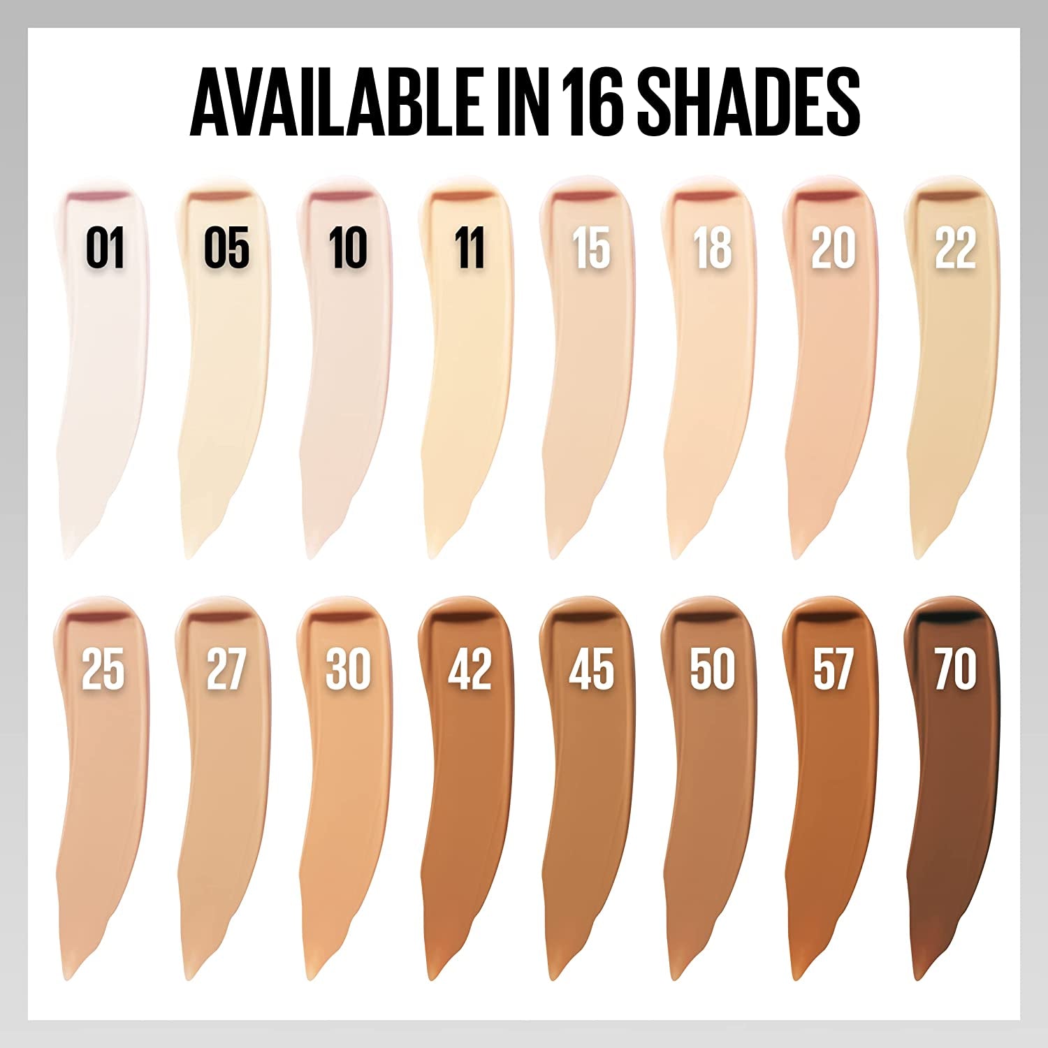 Super Stay Liquid Concealer Makeup, Full Coverage Concealer, up to 30 Hour Wear, Transfer Resistant, Natural Matte Finish, Oil-Free, Available in 16 Shades, 15, 1 Count