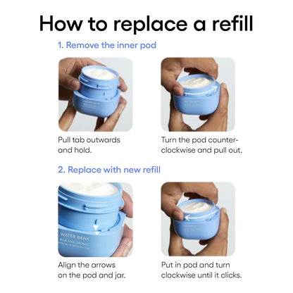 Revitalize Your Skin with Water Bank Blue Hyaluronic Intensive Moisturizer - Ultimate Hydration Cream for Extra Dry Skin Featuring Squalane & Peptides for Enhanced Skin Barrier Support