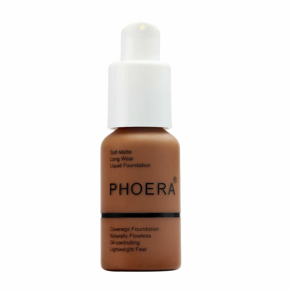 Experience Flawless Skin with PHOERA Full Coverage Foundation - Brighten and Long-Lasting Finish in Your Perfect Shade