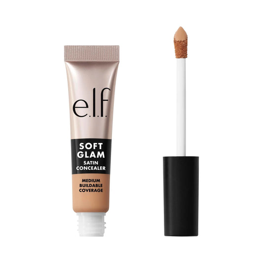 E.L.F. Soft Glam Satin Concealer - Lightweight, Buildable Coverage in 21 Light Neutral, 0.21 Fl Oz