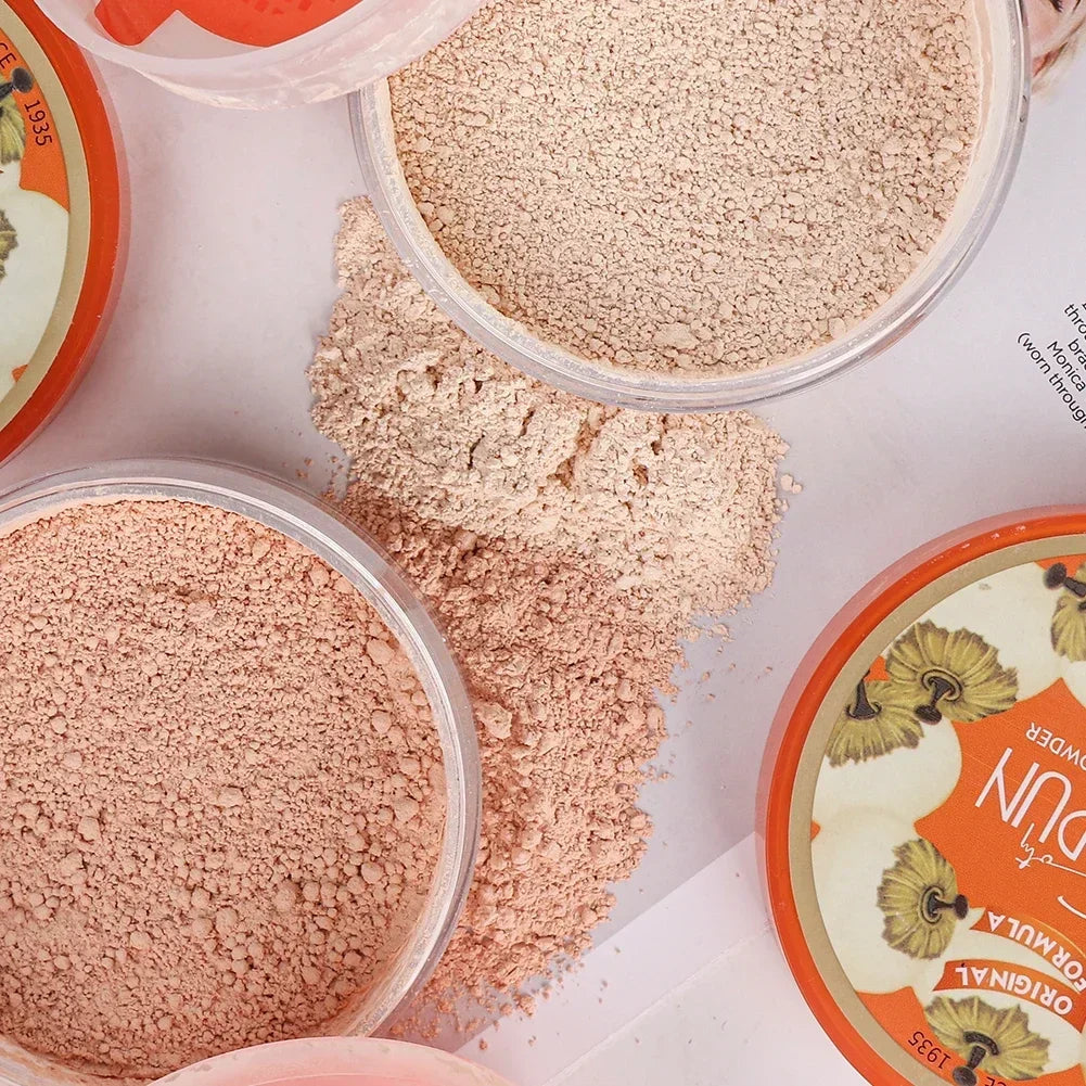 Transform Your Look with Our Waterproof Mineral Face Powder - Ultimate Oil Control & High Coverage Setting Powder for Flawless Makeup Finish!