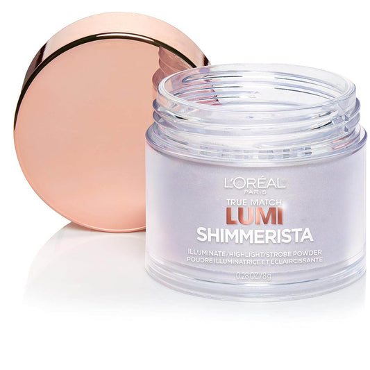 Illuminate Your Glow with L'Oreal Paris True Match Lumi Shimmerista Loose Highlighting Powder in Moonlight - 1 Count