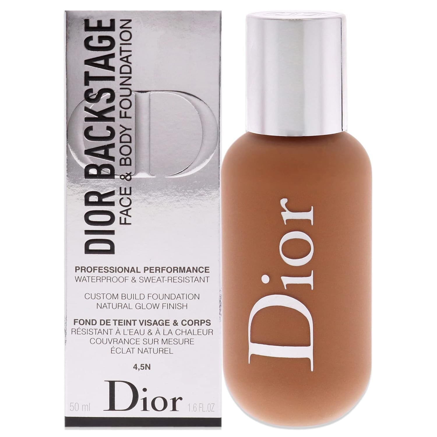 Achieve a Flawless Look with Backstage Face and Body Foundation - 4.5N Neutral, 1.7 Oz