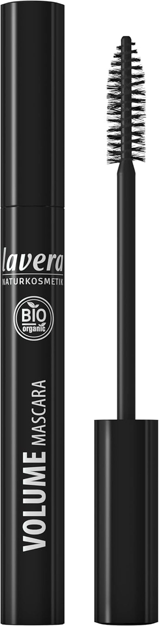 Volume Mascara - Black - Voluminous Mascara with Shea Butter & Sunflower Oil for Lang Lasting Results - Eye Make up - Black Mascara - PETA Certified - Vegan - Made in Germany - 0.3 Fl Oz