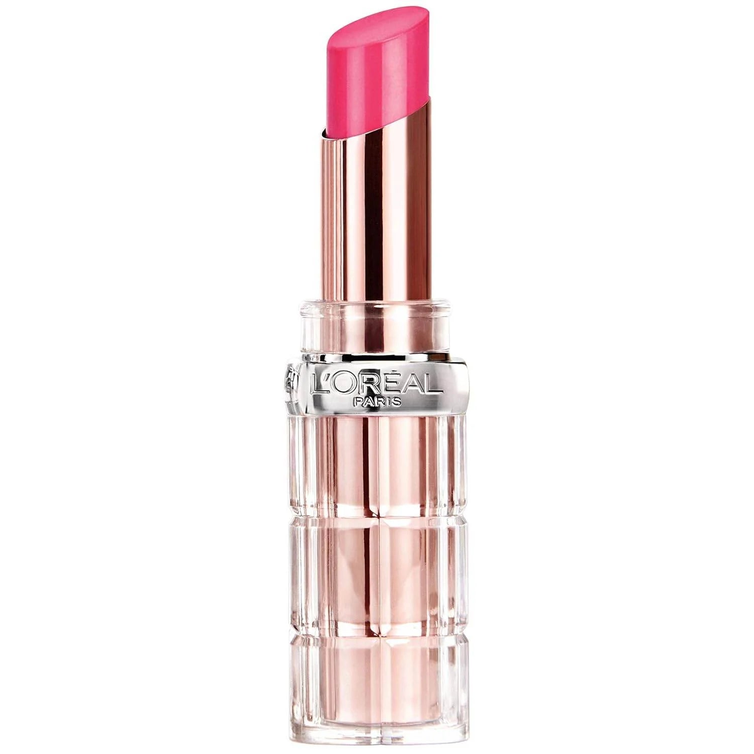 L'Oreal Paris Colour Riche Plump and Shine Lipstick - Achieve Glossy, Radiant, and Visibly Fuller Lips with 106 Pitaya Plump - All-Day Moisture in a Convenient Stick Format