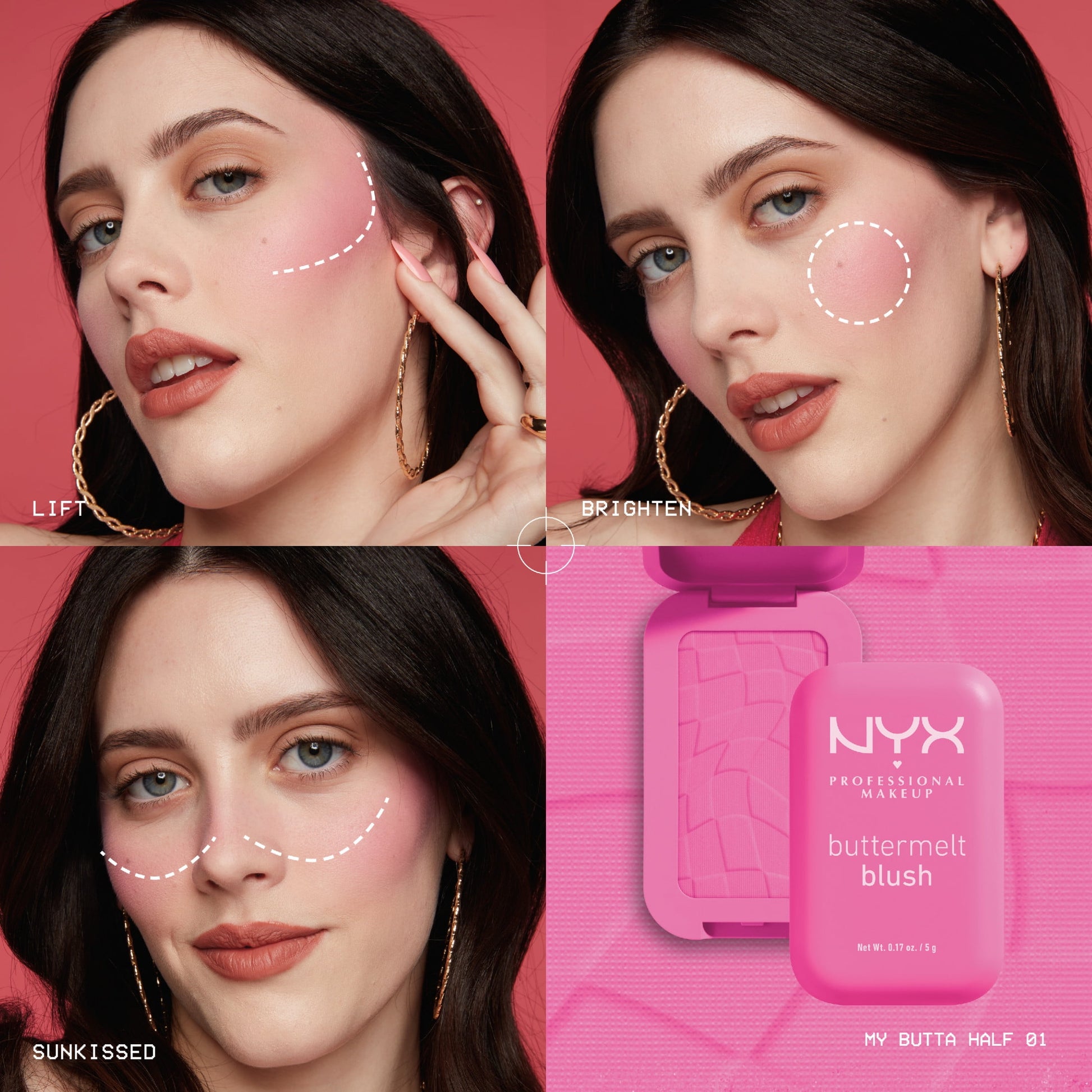 Experience the Radiance with NYX Buttermelt Powder Blush in U Know Butta - Buildable Color & Nourishing Formula