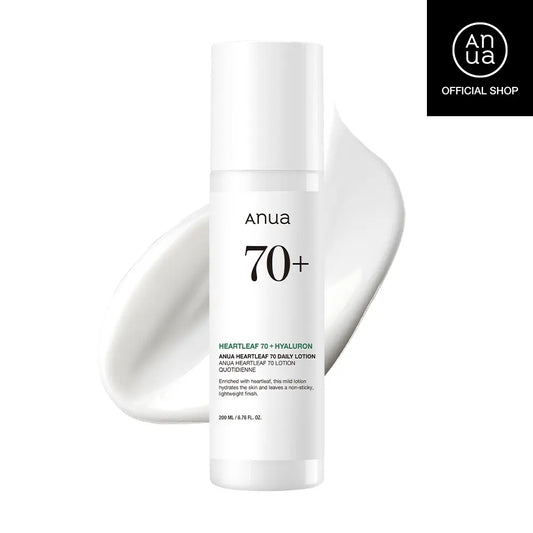 [Anua] Heartleaf 70 Daily Lotion 6.76 Fl.Oz. (200Ml) ｜Oily-Skin Moisturizers, Comfort & Hydrate Moisturizer, Korean Skin Care