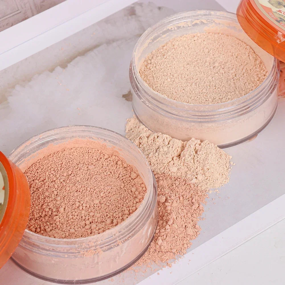 Transform Your Look with Our Waterproof Mineral Face Powder - Ultimate Oil Control & High Coverage Setting Powder for Flawless Makeup Finish!