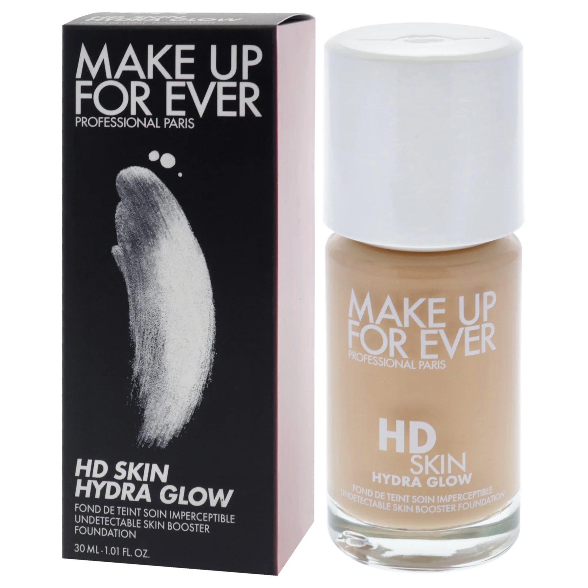 Illuminate Your Beauty with HD Skin Hydra Glow Foundation - 2Y32 Warm Caramel, 1 Oz of Radiant Perfection