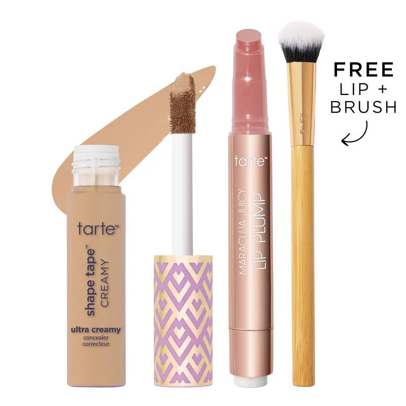 Illuminate Your Beauty: Tarte's Award-Winning Shape Tape™ Ultra Creamy Concealer & Maracuja Juicy Lip Gloss Set