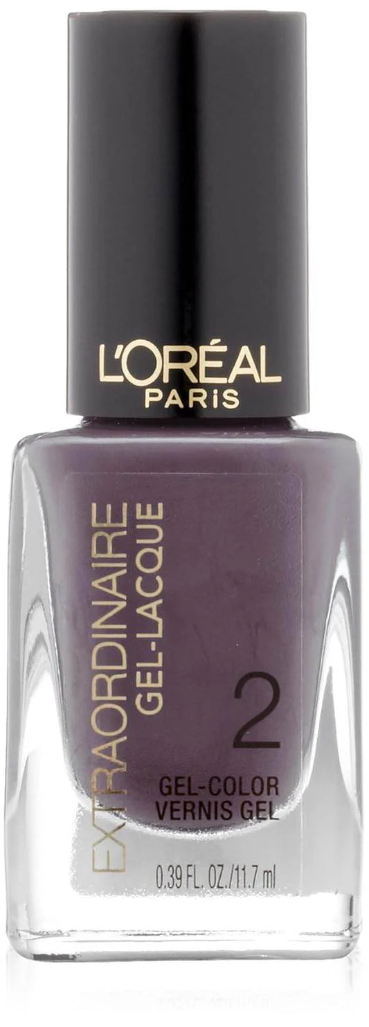 Transform Your Nails with L'Oréal Paris Extraordinaire Gel-Lacque Nail Color in Vintage Vinyl - 0.39 Fl Oz of Glossy Perfection