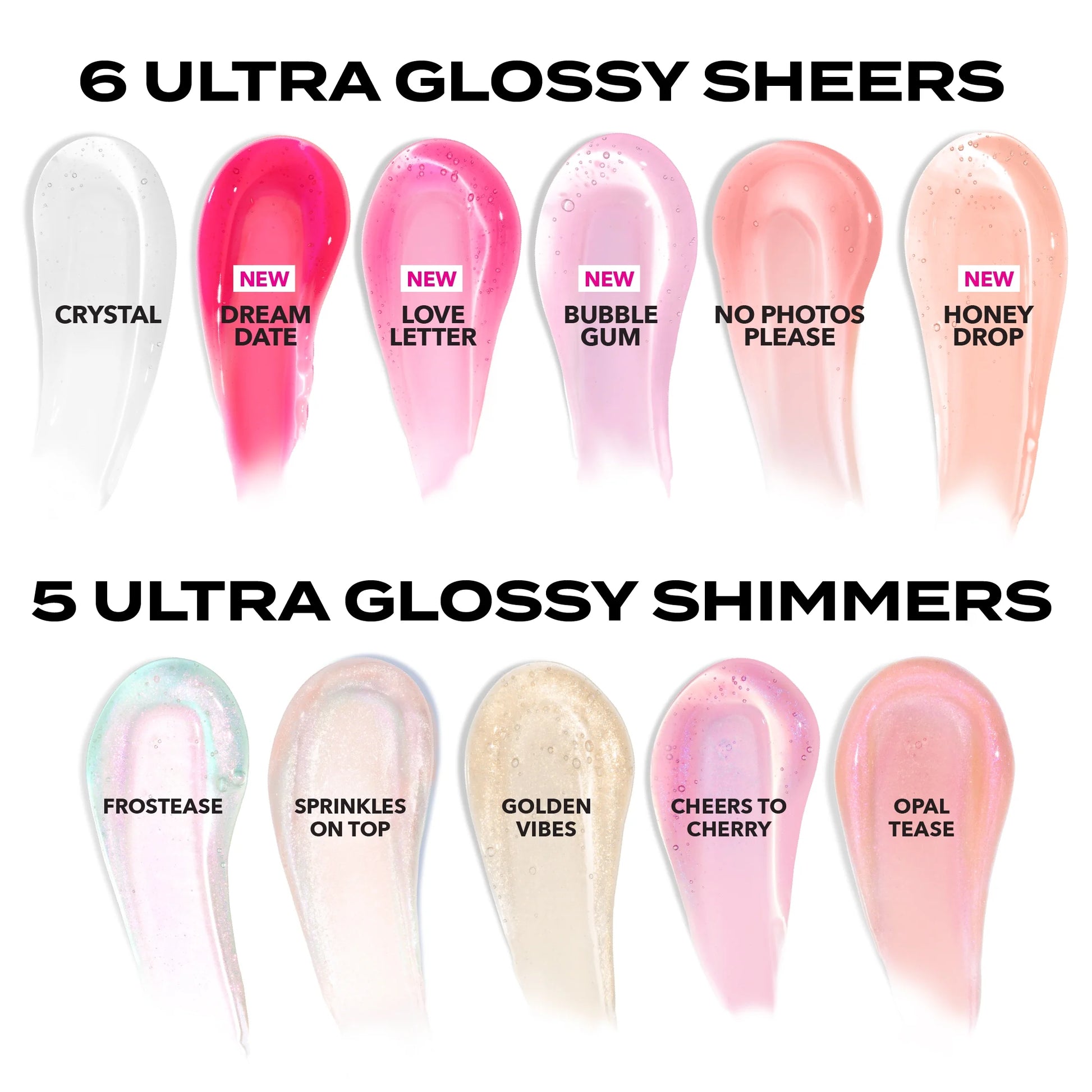 Glosstopia Lip Gloss - High-Shine Hydrating Formula with Hyaluronic Acid in Bubble Gum