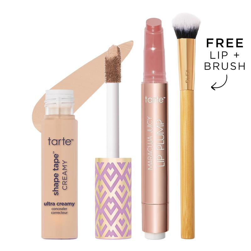 Illuminate Your Beauty: Tarte's Award-Winning Shape Tape™ Ultra Creamy Concealer & Maracuja Juicy Lip Gloss Set