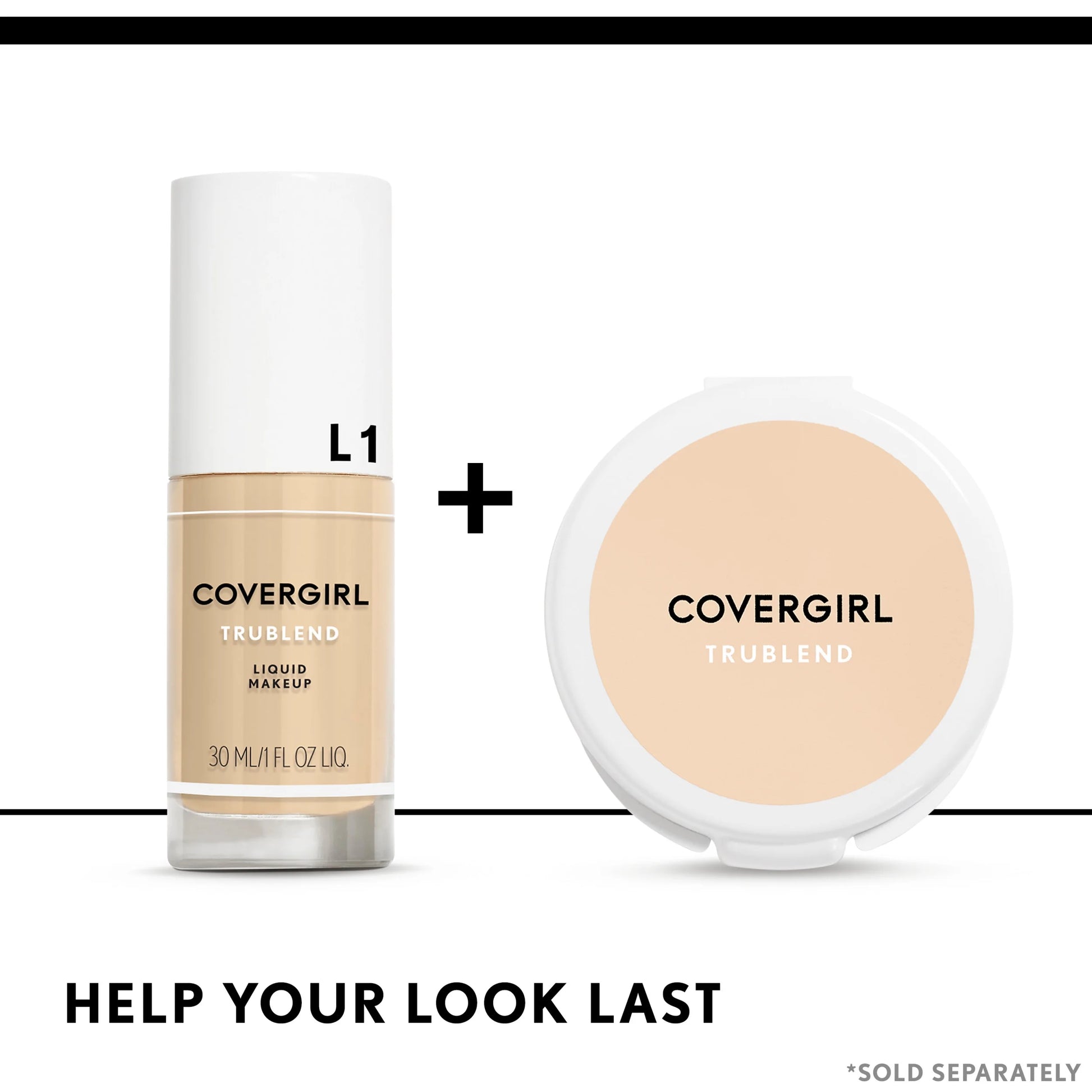 Trublend Oil-Free Liquid Foundation, D-2 Sun Beige, 1 Oz, Hydrating Foundation, Moisturizing Foundation, Cruelty-Free Foundation, Blends Seamlessly, Won'T Clog Pores