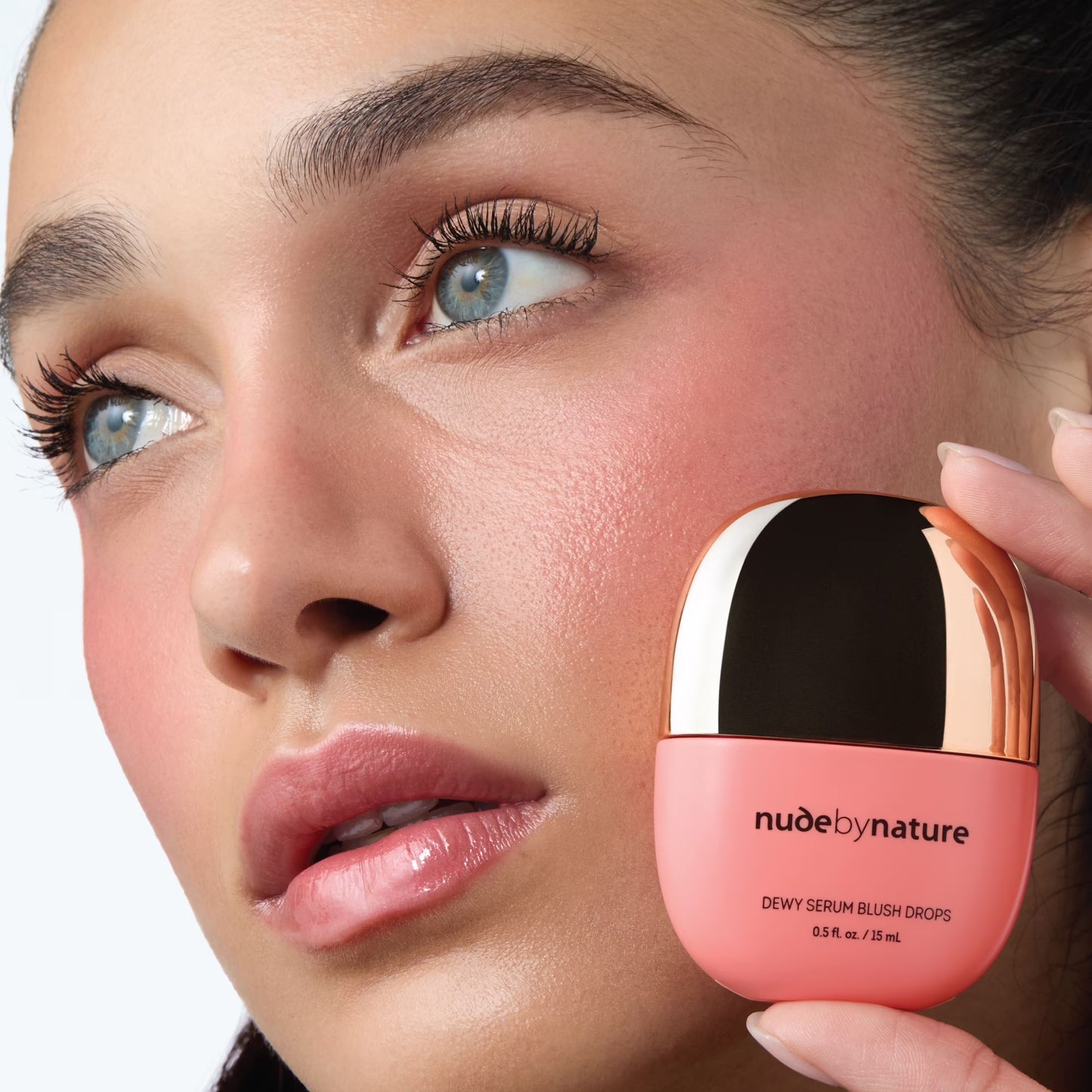 Radiant Glow Dewy Serum Liquid Blush in Pink Petal - Effortless Color & Hydration