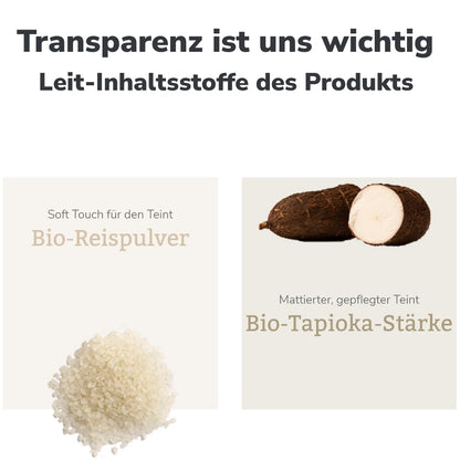 Invisible Finish Loose Powder - Long Lasting Setting Powder - Sets Make up & Provides Matte Finish - Transparent Face Powder - PETA Certified - Vegan - Made in Germany - 0.4 Oz