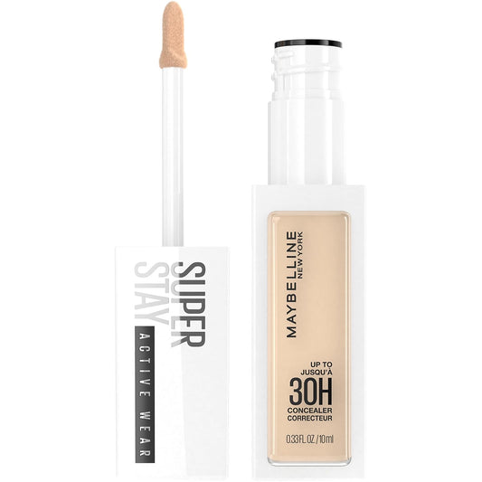Super Stay Liquid Concealer Makeup, Full Coverage Concealer, up to 30 Hour Wear, Transfer Resistant, Natural Matte Finish, Oil-Free, Available in 16 Shades, 15, 1 Count