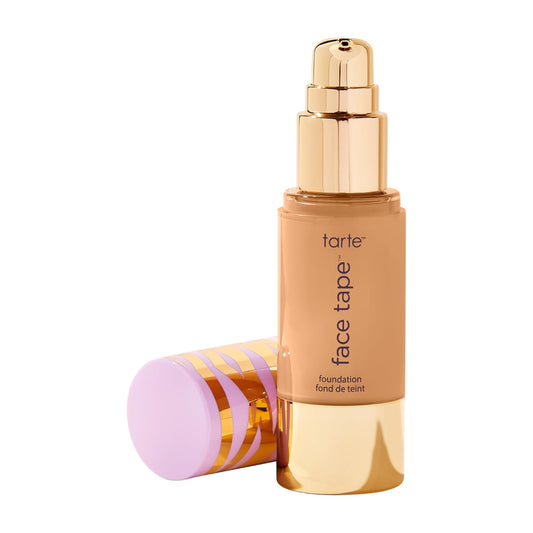 Tarte Face Tape Foundation – Full-Coverage 12Hr Waterproof Makeup, Hydrating & Smoothing with a Natural Matte Finish for Transfer-Proof Comfortable Long-Wear Foundation, Vegan & Cruelty-Free