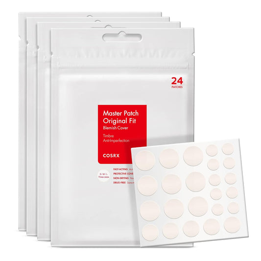 Transform Your Skin with COSRX Original Acne Pimple Patches - 96 Count Hydrocolloid Spot Stickers for Fast Blemish Relief