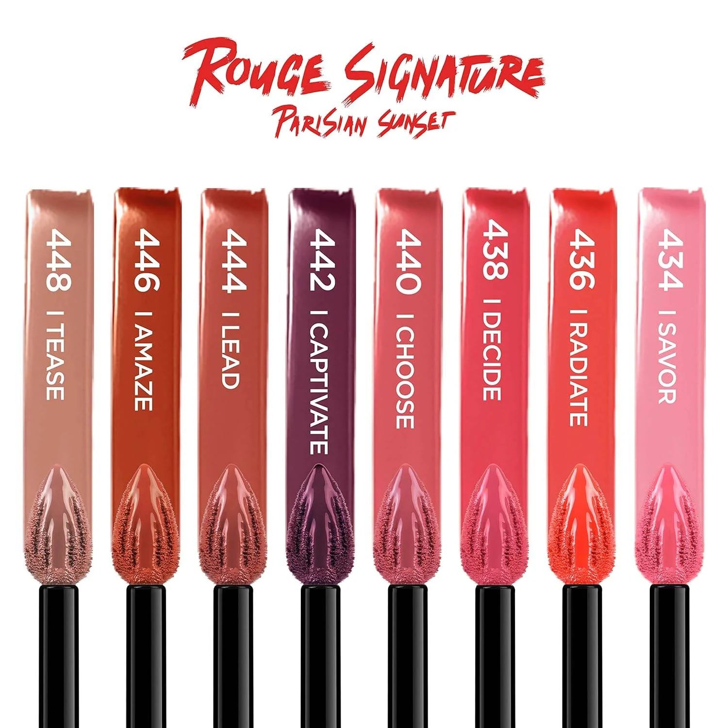 L'Oreal Paris Makeup Rouge Signature Matte Lip Stain - I Radiate 0.23 Ounce for Effortless Elegance