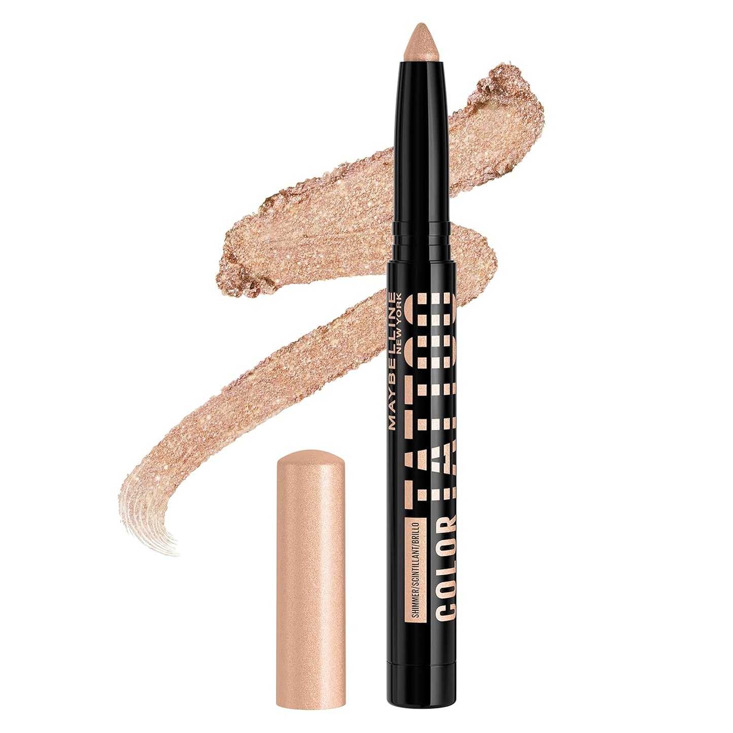 Unleash Your Inner Bold with MAYBELLINE Color Tattoo Longwear Multi-Use Eye Shadow Stix in I Am Courageous - Light Bronze Shimmer