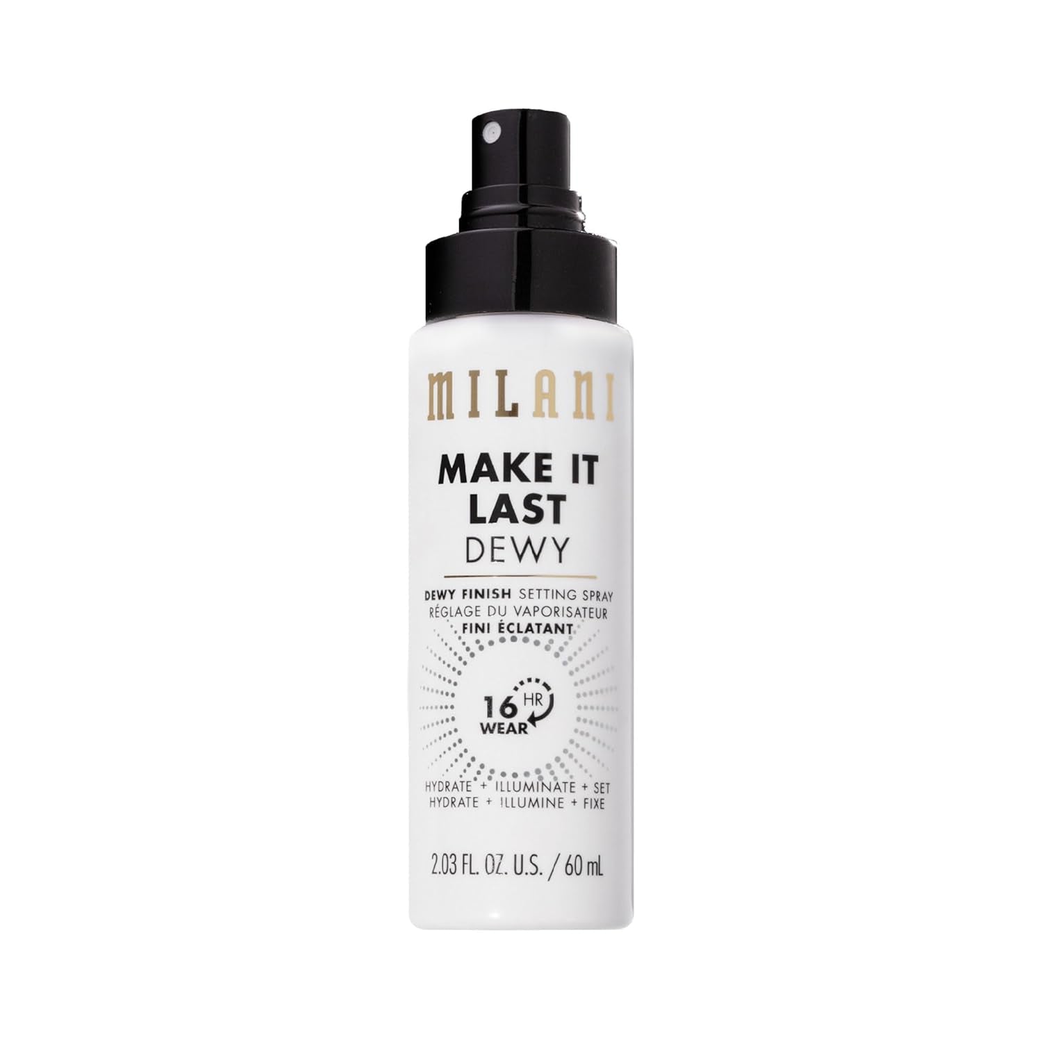 Achieve Radiant Skin with Milani Make It Last Dewy Setting Spray + Primer - Hydrating Glow for All-Day Makeup