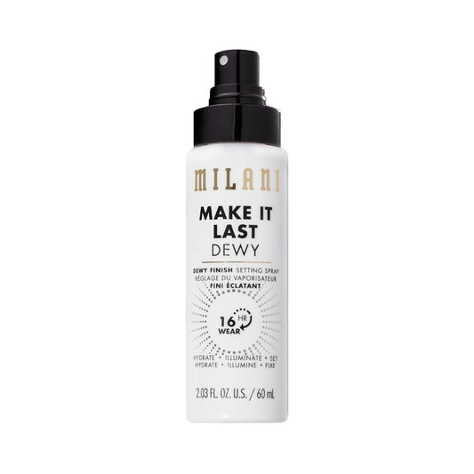 Achieve Radiant Skin with Milani Make It Last Dewy Setting Spray + Primer - Hydrating Glow for All-Day Makeup