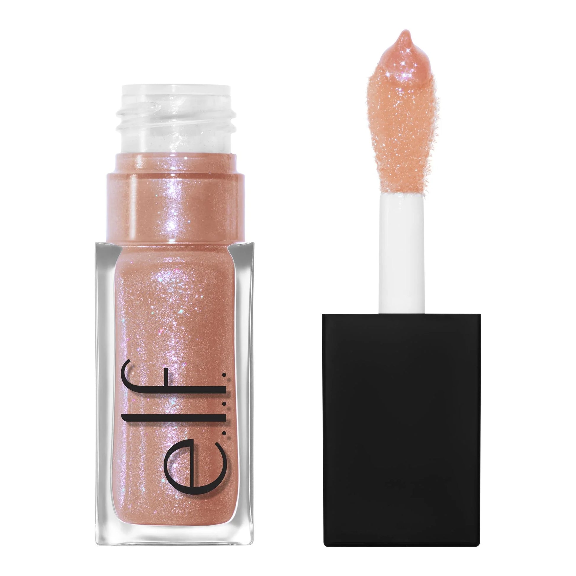 E.L.F. Glow Reviver Lip Oil Glimmer in Candy Coded - Hydrating Minty Shine for Luscious Lips - 0.25 Fl Oz