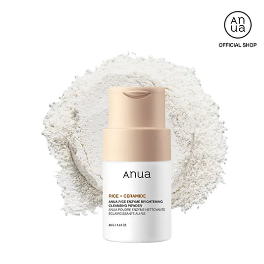 Transform Your Skin with Anua's Korean Rice Enzyme Brightening Cleansing Powder 40G - Gentle Exfoliation & Radiant Glow!
