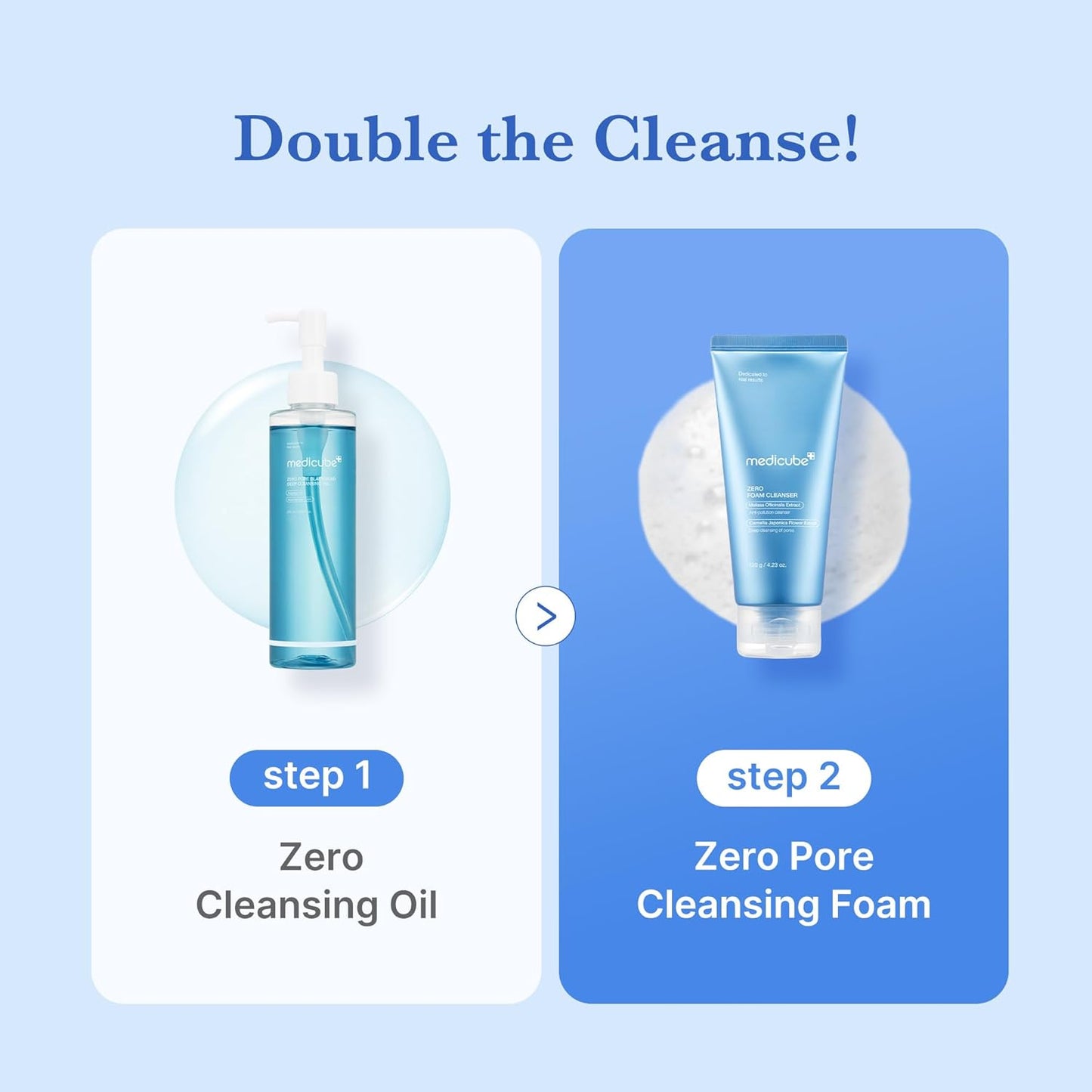 Revitalize Your Skin with Medicube Zero Foam Cleanser | Gentle Daily Cleanser for Sensitive Skin | Control Sebum, Hydrate, and Minimize Pores | 4.23 Oz Korean Skincare Essential