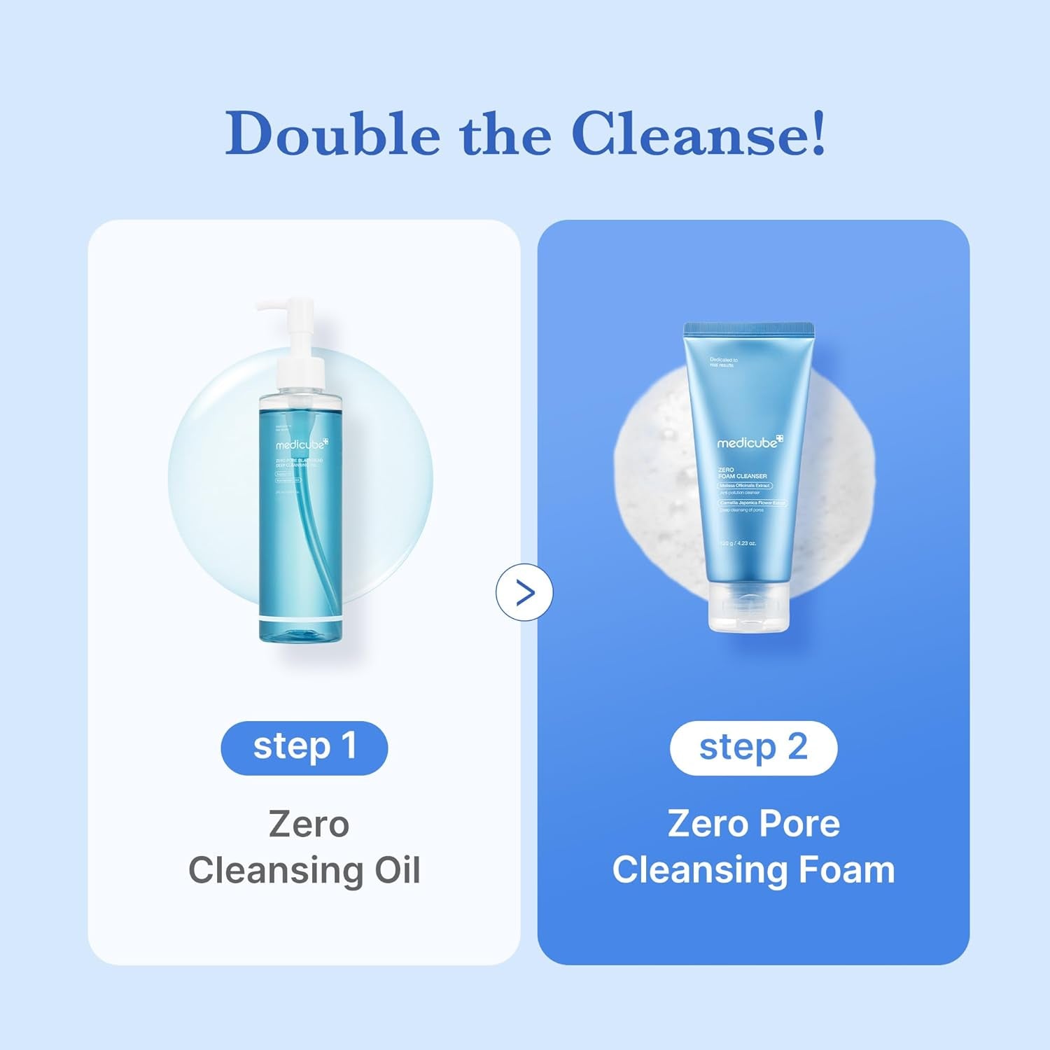 Revitalize Your Skin with Medicube Zero Foam Cleanser | Gentle Daily Cleanser for Sensitive Skin | Control Sebum, Hydrate, and Minimize Pores | 4.23 Oz Korean Skincare Essential