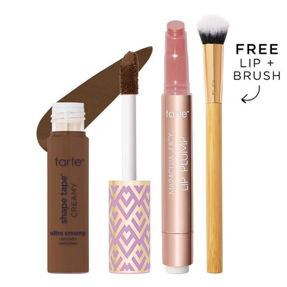 Illuminate Your Beauty: Tarte's Award-Winning Shape Tape™ Ultra Creamy Concealer & Maracuja Juicy Lip Gloss Set