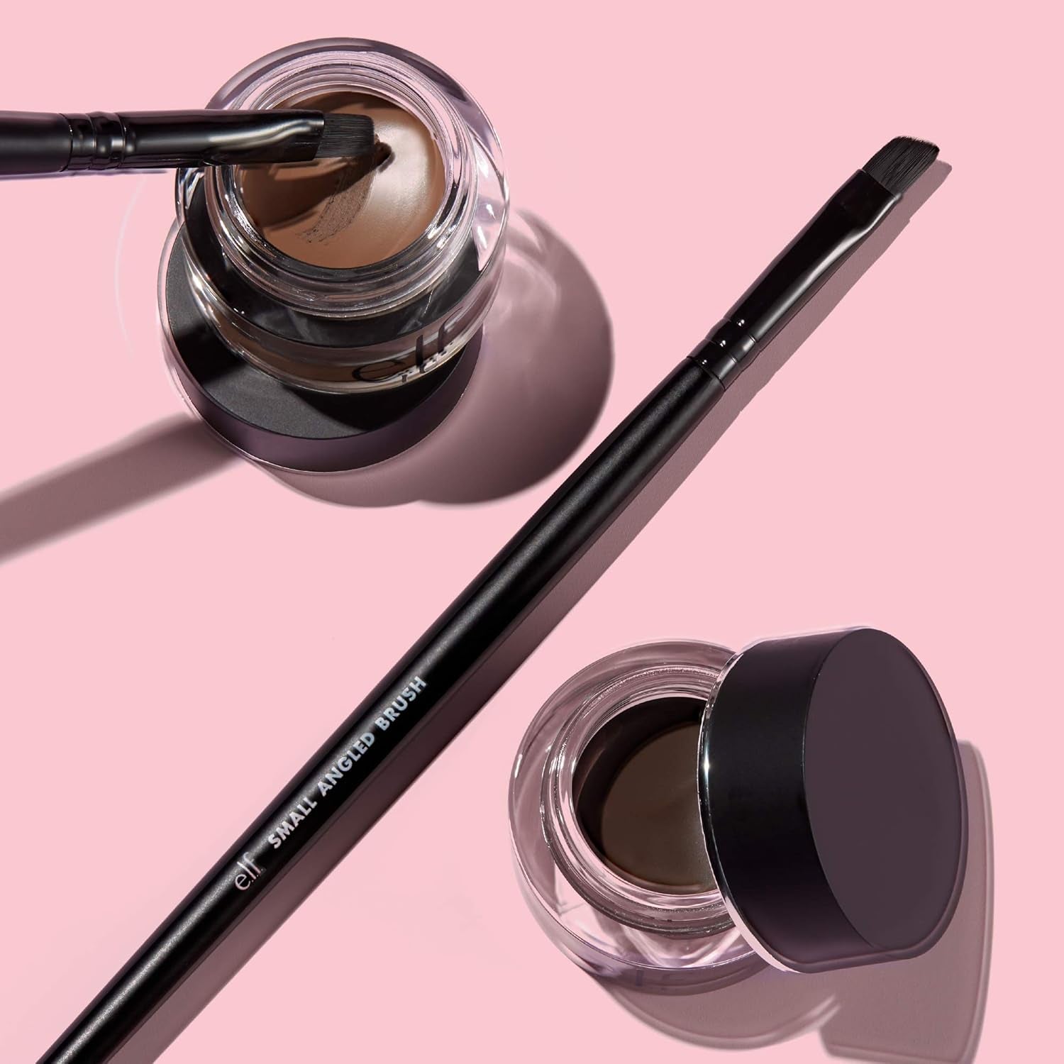 Achieve Flawless Precision with the Small Angled Brush for Perfect Lip, Brow & Eye Application - Vegan & Cruelty-Free